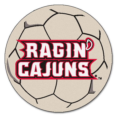 Louisiana Lafayette Ragin Cajuns Ncaa "soccer Ball" Round Floor Mat (29")