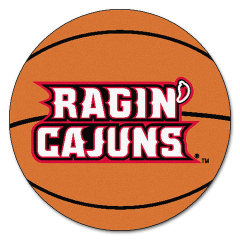 Louisiana Lafayette Ragin Cajuns Ncaa "basketball" Round Floor Mat (29")