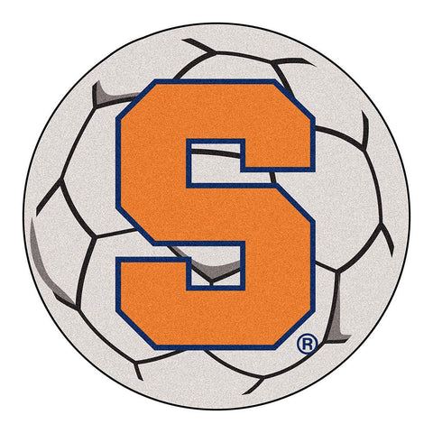 Syracuse Orangemen Ncaa "soccer Ball" Round Floor Mat (29")