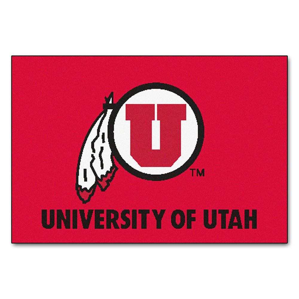 Utah Runnin Utes Ncaa "starter" Floor Mat (20"x30")