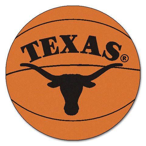 Texas Longhorns Ncaa "basketball" Round Floor Mat (29")