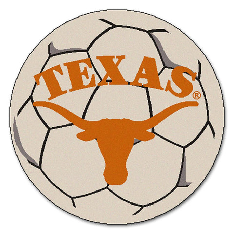 Texas Longhorns Ncaa "soccer Ball" Round Floor Mat (29")