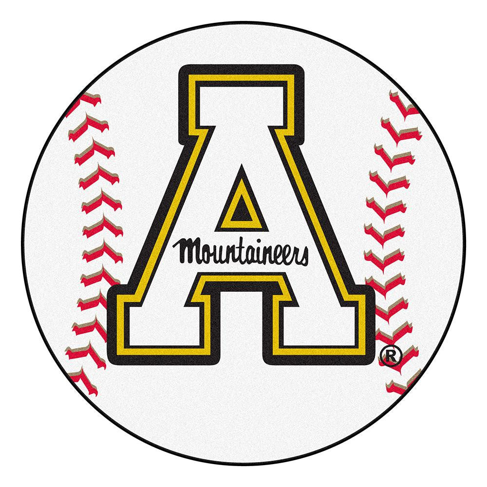 Appalachian State Mountaineers Ncaa "baseball" Round Floor Mat (29")