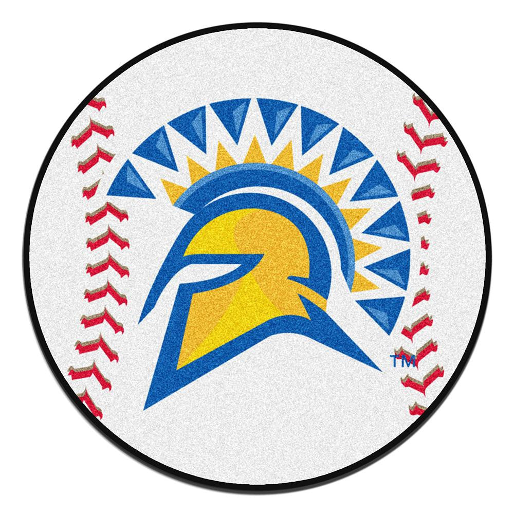 San Jose State Spartans Ncaa Baseball Round Floor Mat (29")