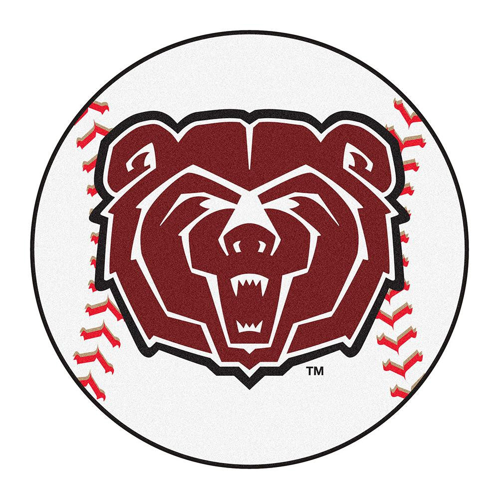 Missouri State Grizzlies Ncaa "baseball" Round Floor Mat (29")