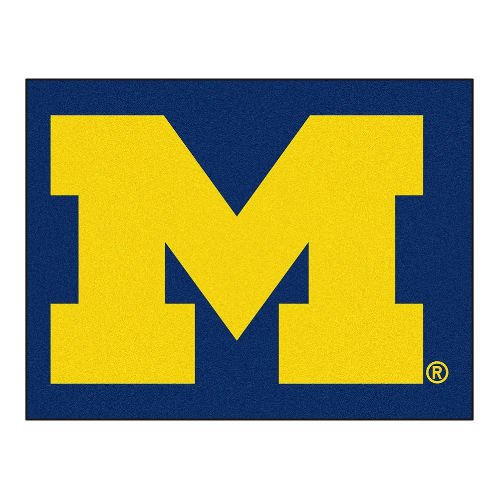 Michigan Wolverines Ncaa "all-star" Floor Mat (34"x45")