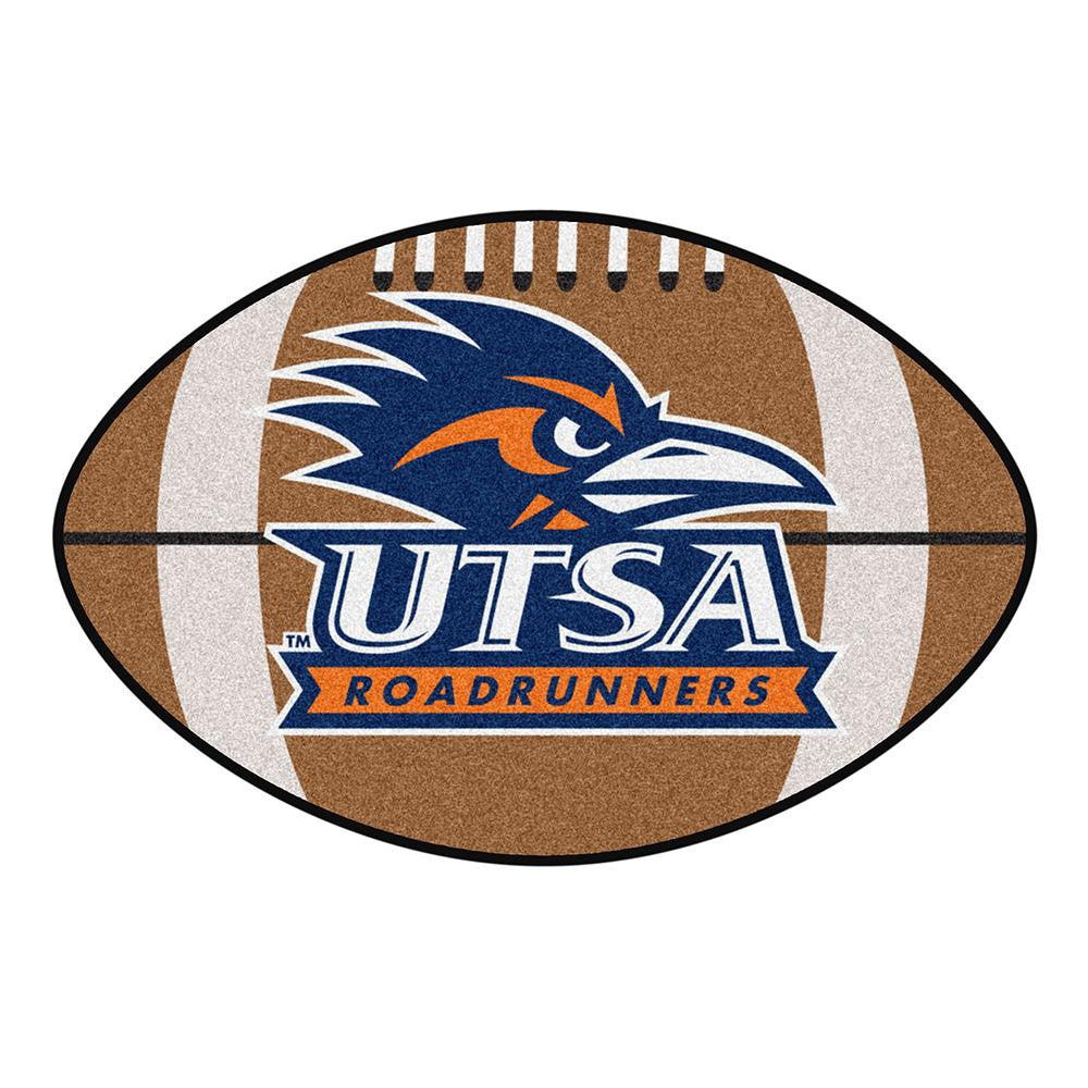 Texas San Antonio Roadrunners Ncaa Football Floor Mat (22"x35")