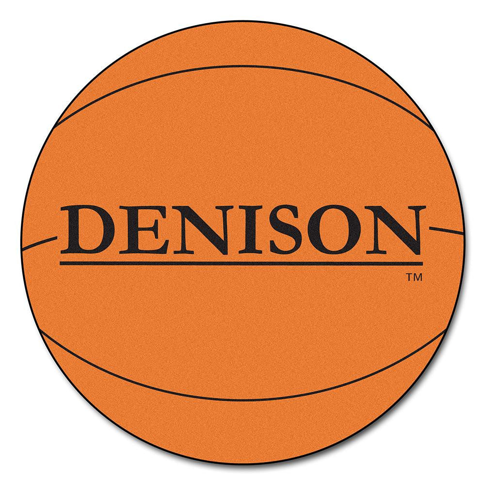 Denison Big Reds Ncaa "basketball" Round Floor Mat (29")