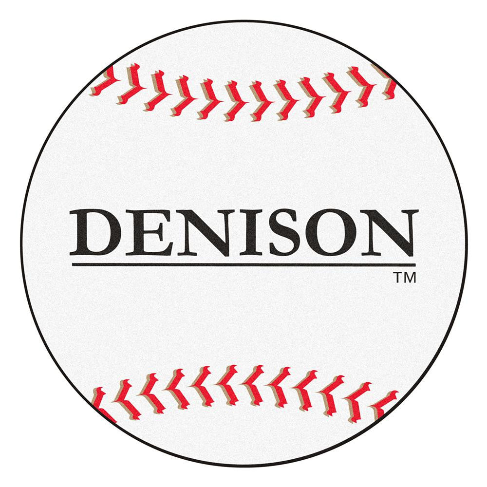 Denison Big Reds Ncaa "baseball" Round Floor Mat (29")