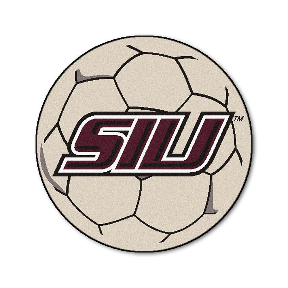 Southern Illinois Salukis Ncaa "soccer Ball" Round Floor Mat (29")