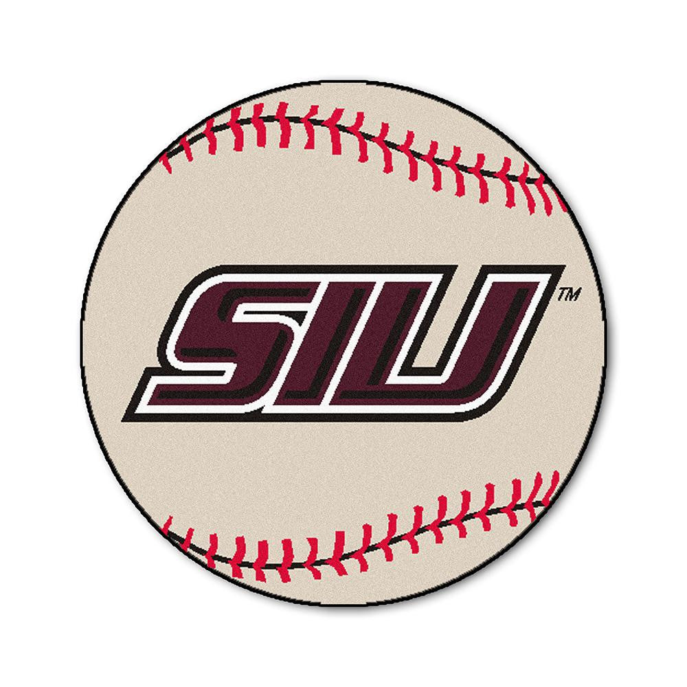 Southern Illinois Salukis Ncaa "baseball" Round Floor Mat (29")