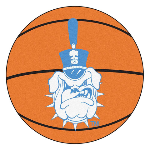 Citadel Bulldogs Ncaa "basketball" Round Floor Mat (29")