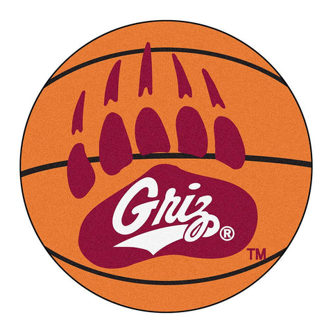 Montana Grizzlies Ncaa "basketball" Round Floor Mat (29")