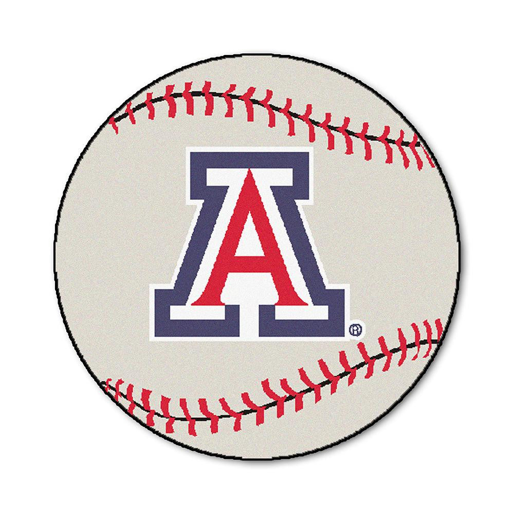 Arizona Wildcats Ncaa "baseball" Round Floor Mat (29")