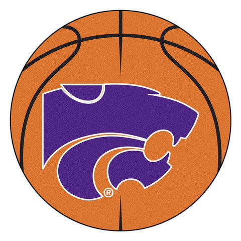 Kansas State Wildcats Ncaa "basketball" Round Floor Mat (29")