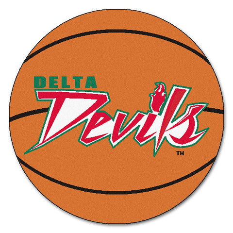 Mississippi Valley State Delta Devils Ncaa "basketball" Round Floor Mat (29")