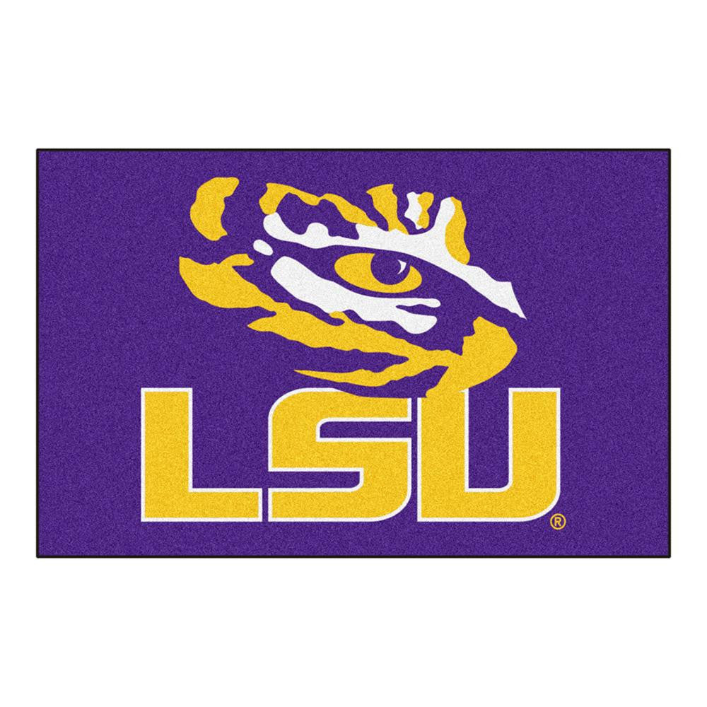 Louisiana State Fightin Tigers Ncaa "starter" Floor Mat (20"x30") Lsu Logo