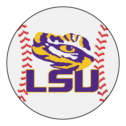 Louisiana State Fightin Tigers Ncaa "baseball" Round Floor Mat (29") Lsu Logo