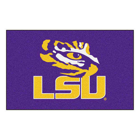 Louisiana State Fightin Tigers Ncaa "ulti-mat" Floor Mat (5x8') Lsu Logo