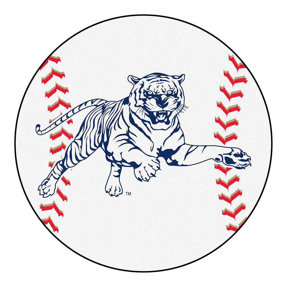 Jackson State Tigers Ncaa "baseball" Round Floor Mat (29")