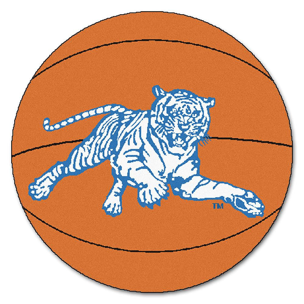Jackson State Tigers Ncaa "basketball" Round Floor Mat (29")
