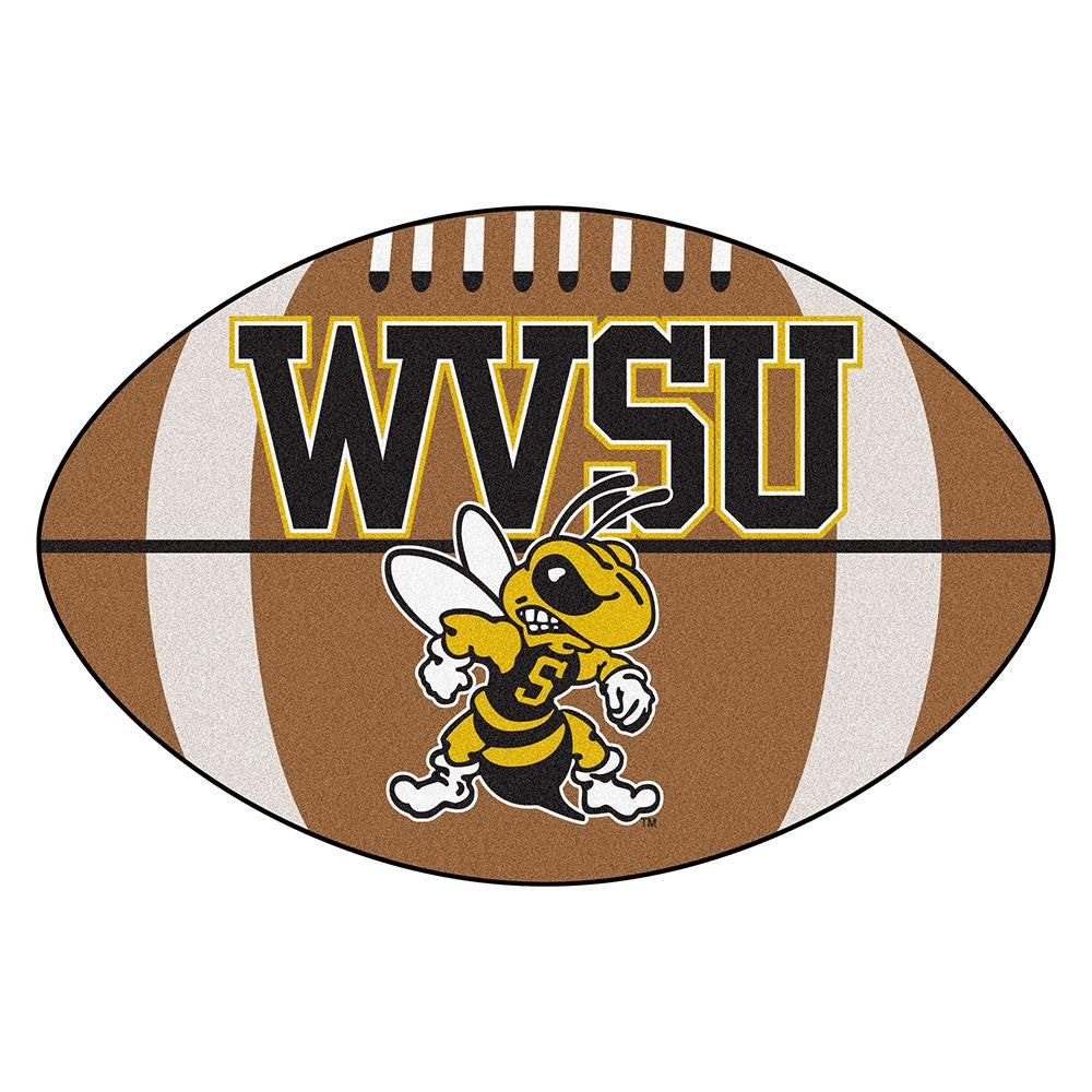 West Virginia State Yellow Jackets Ncaa Football Floor Mat (22"x35")