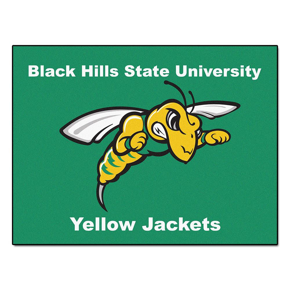 Black Hills State Yellow Jackets Ncaa "all-star" Floor Mat (34"x45")