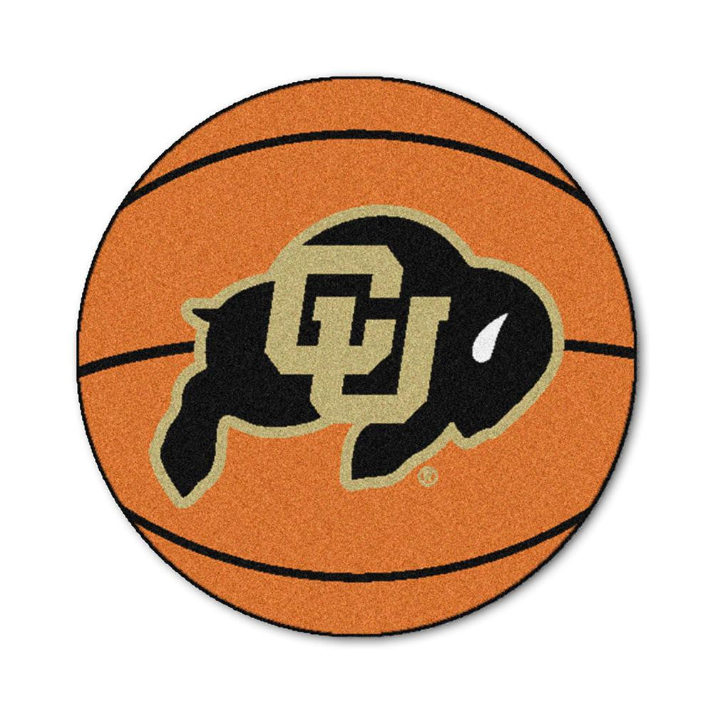 Colorado Golden Buffaloes Ncaa "basketball" Round Floor Mat (29")