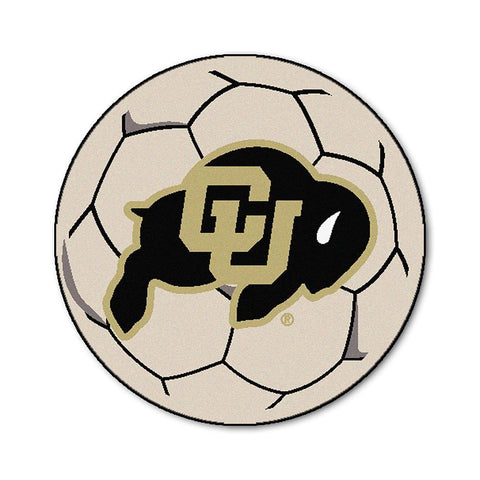 Colorado Golden Buffaloes Ncaa "soccer Ball" Round Floor Mat (29")