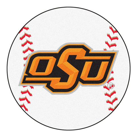 Oklahoma State Cowboys Ncaa "baseball" Round Floor Mat (29")