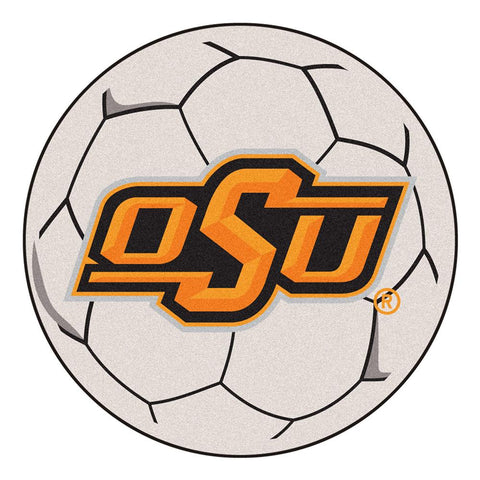 Oklahoma State Cowboys Ncaa "soccer Ball" Round Floor Mat (29")