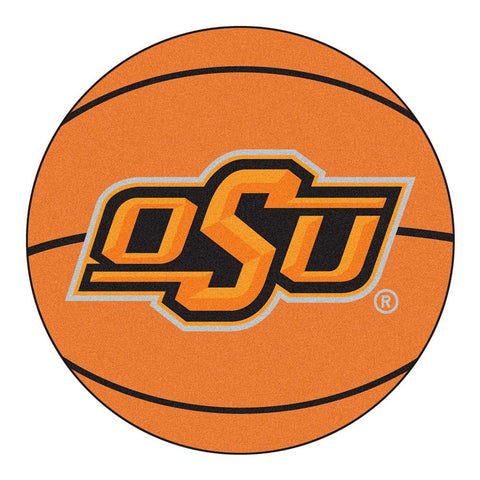 Oklahoma State Cowboys Ncaa "basketball" Round Floor Mat (29")