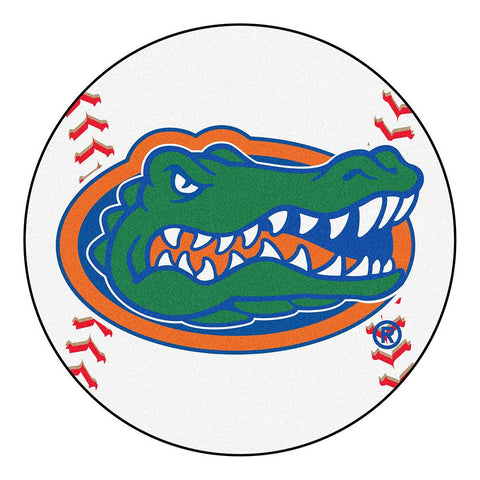 Florida Gators Ncaa "baseball" Round Floor Mat (29") Gator Head