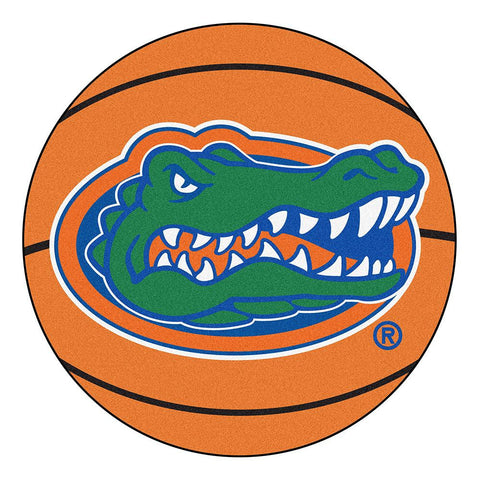 Florida Gators Ncaa "basketball" Round Floor Mat (29") Gator Head