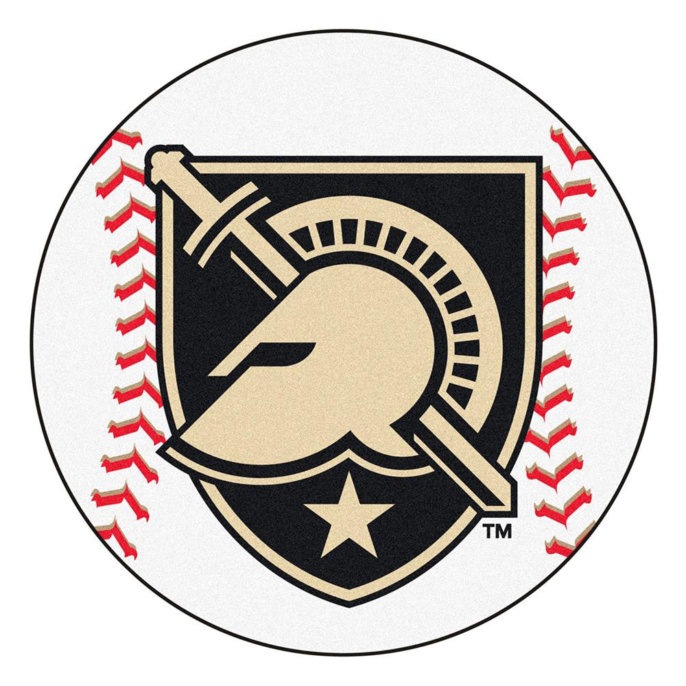 Army Black Knights Ncaa "baseball" Round Floor Mat (29")