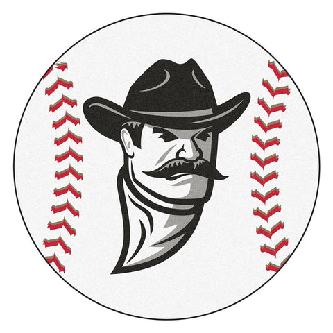 New Mexico State Aggies Ncaa "baseball" Round Floor Mat (29")