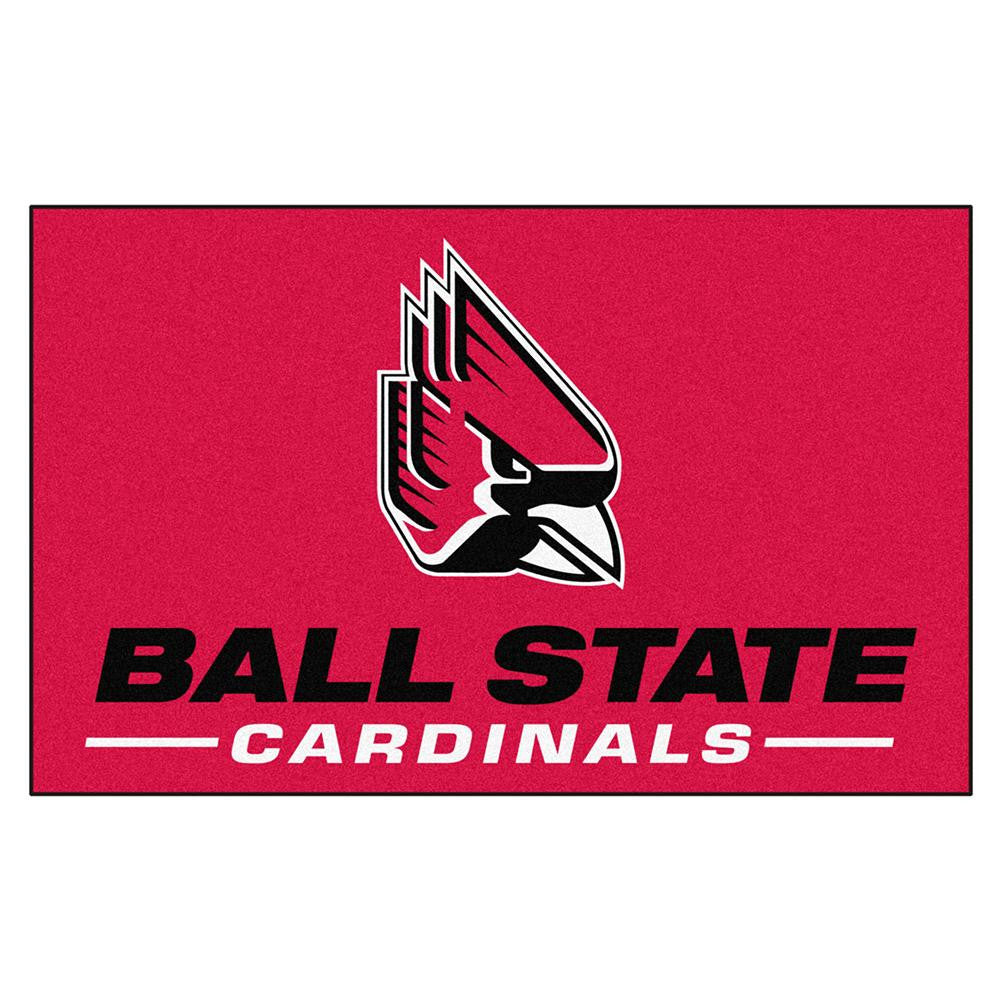 Ball State Cardinals Ncaa "ulti-mat" Floor Mat (5x8')