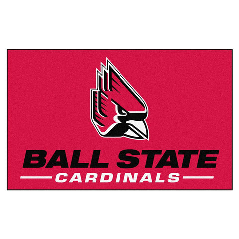 Ball State Cardinals Ncaa "ulti-mat" Floor Mat (5x8')