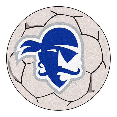 Seton Hall Pirates Ncaa "soccer Ball" Round Floor Mat (29")