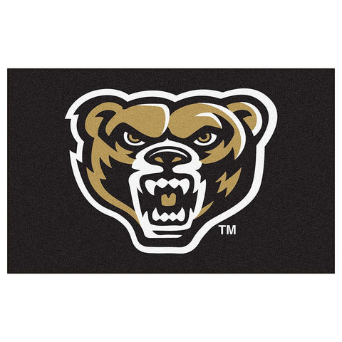 Oakland Golden Grizzles Ncaa Ulti-mat Floor Mat (5x8')