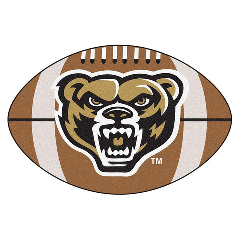 Oakland Golden Grizzles Ncaa Football Floor Mat (22"x35")