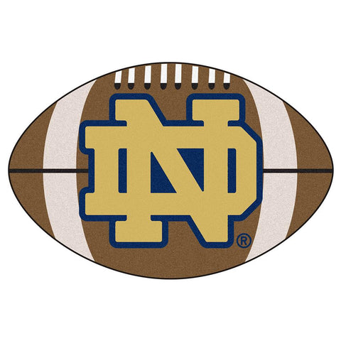 Notre Dame Fighting Irish Ncaa "football" Floor Mat (22"x35") Nd Logo