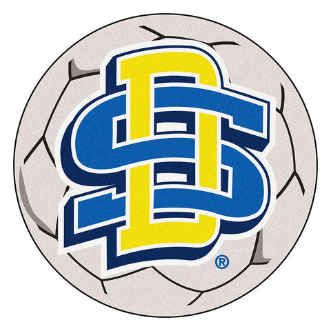 South Dakota State Jackrabbits Ncaa "soccer Ball" Round Floor Mat (29")
