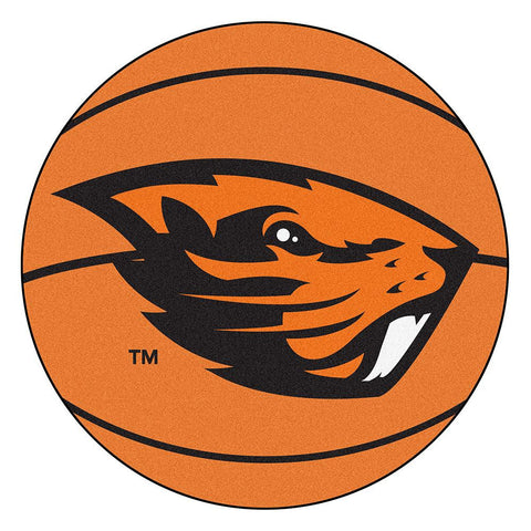 Oregon State Beavers Ncaa "basketball" Round Floor Mat (29")