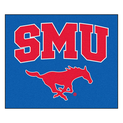 Southern Methodist Mustangs Ncaa "tailgater" Floor Mat (5'x6')