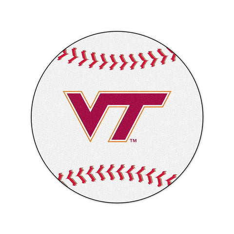 Virginia Tech Hokies Ncaa "baseball" Round Floor Mat (29")