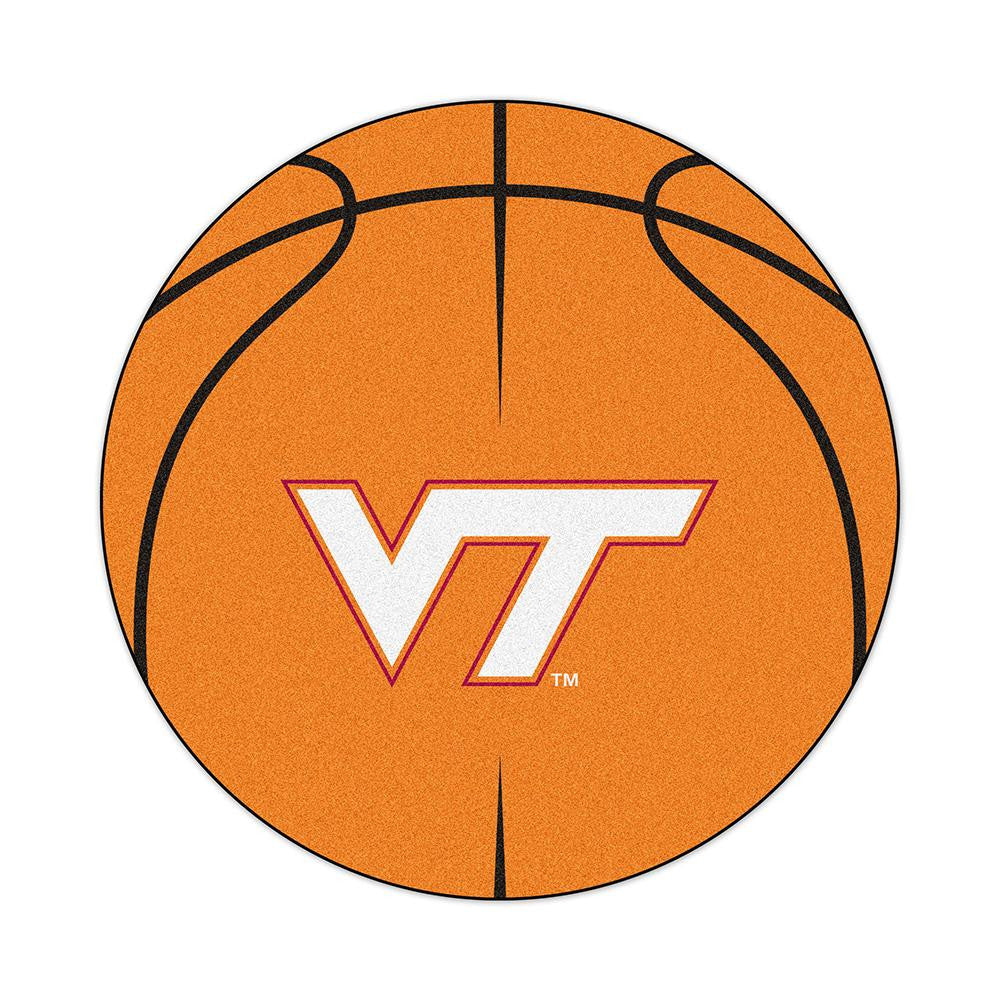 Virginia Tech Hokies Ncaa "basketball" Round Floor Mat (29")