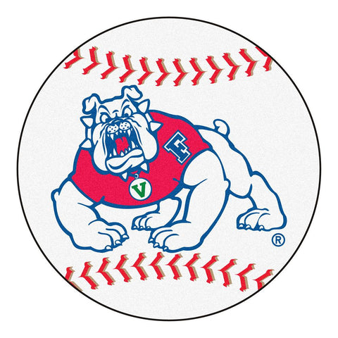 Fresno State Bulldogs Ncaa "baseball" Round Floor Mat (29")