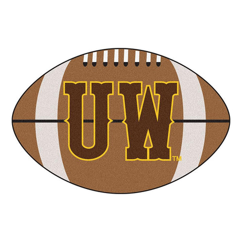 Wyoming Cowboys Ncaa Football Floor Mat (22"x35")