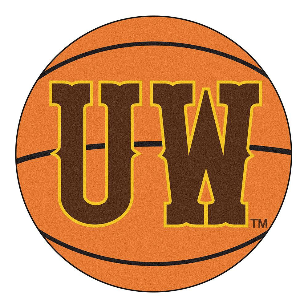 Wyoming Cowboys Ncaa "basketball" Round Floor Mat (29")